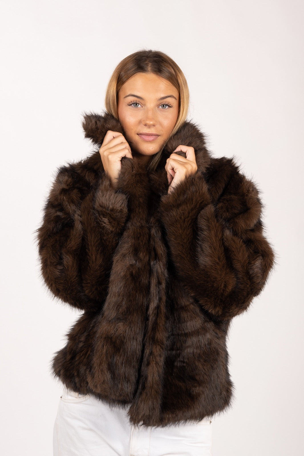 Chaqueta Sintetica Marron 2