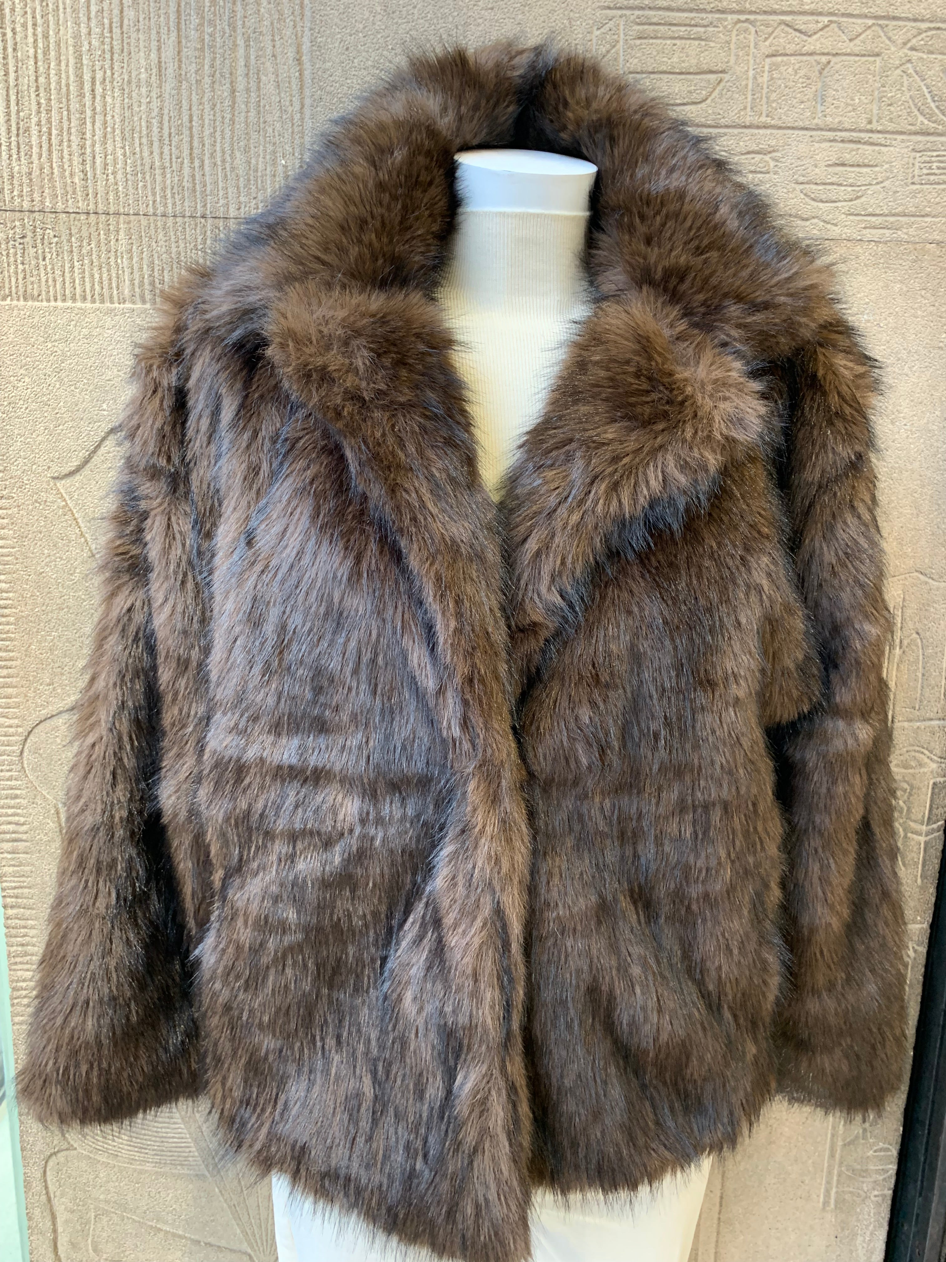 Chaqueta Sintetica Marron 1