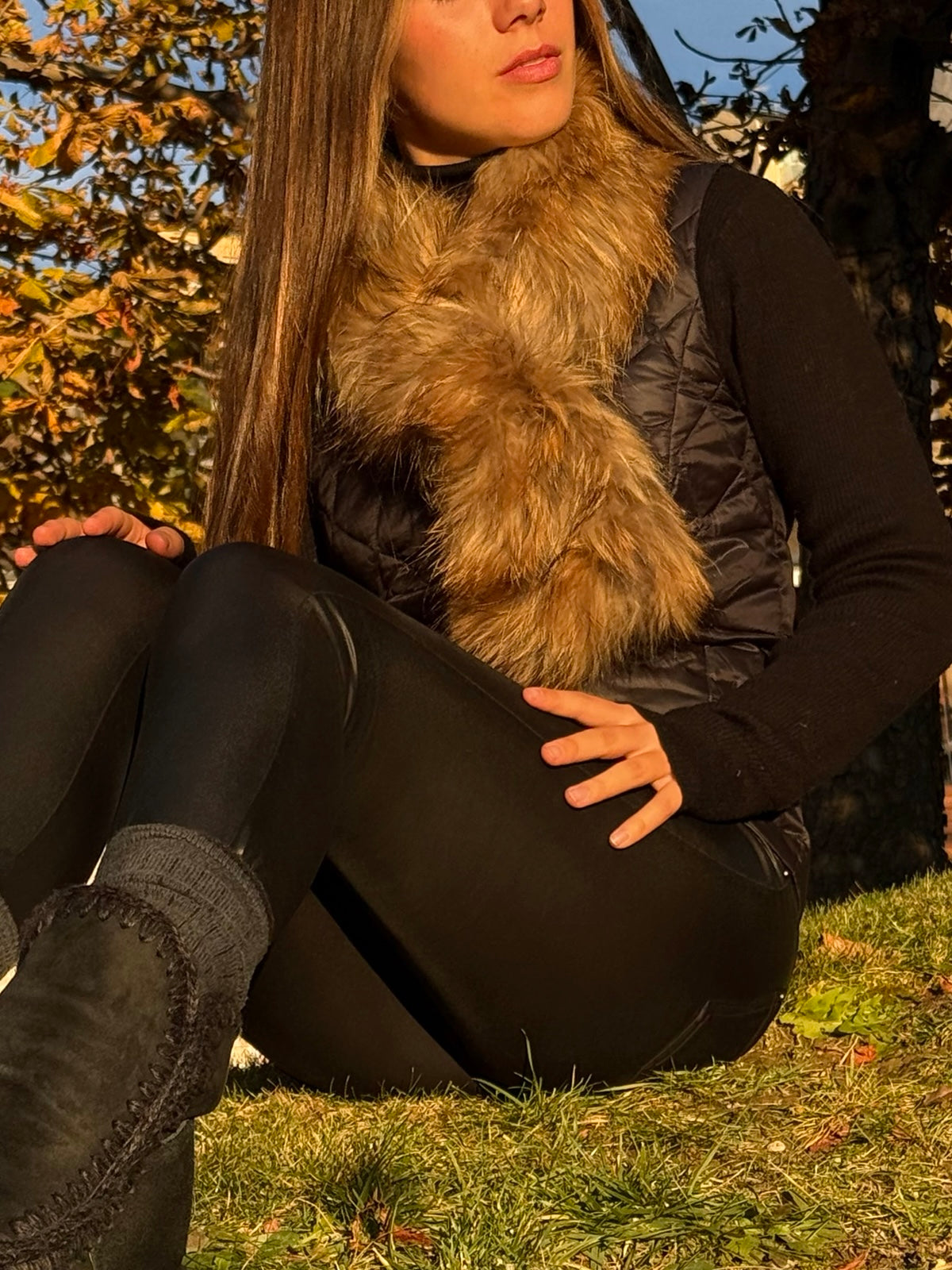 Estola Marmota Natural 2